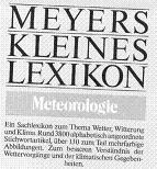 MEYERS KLEINES LEXIKON Meteorologie