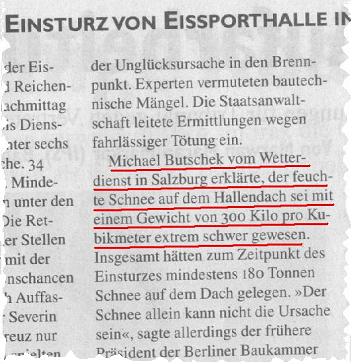 Ausschnitt aus einem Bericht der JW am 04.01.2006