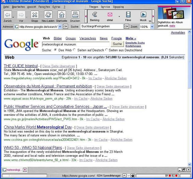 Google-Recherche am 20.01.2006 ..