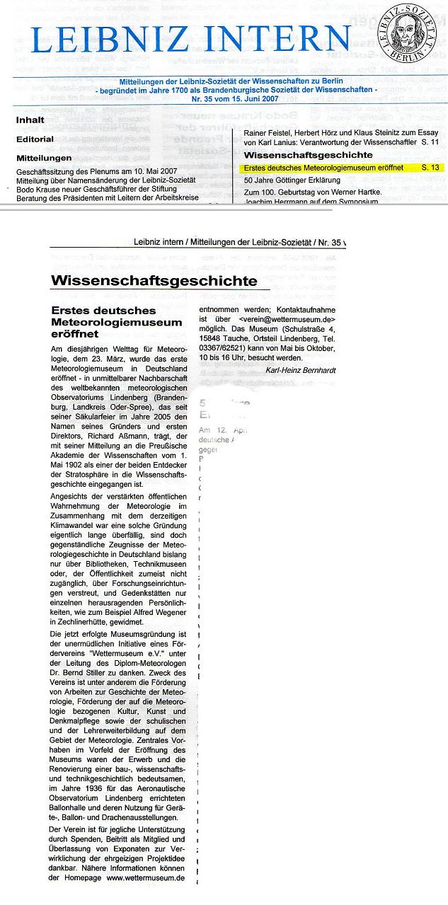 Ausriss ...