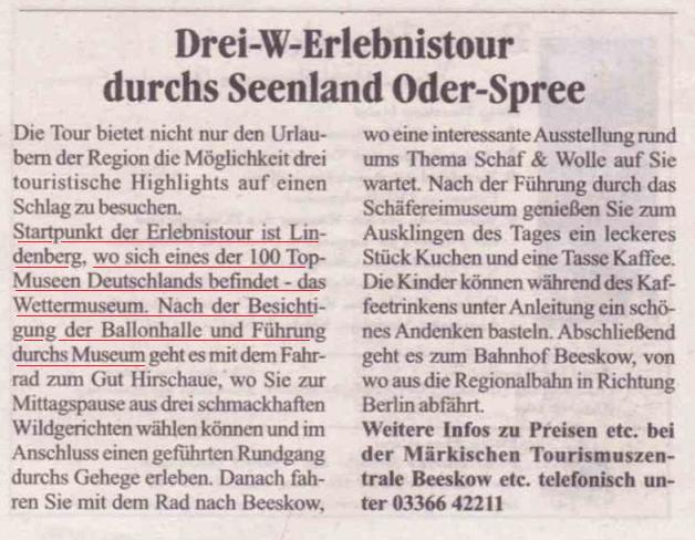 Ausriss FW ...