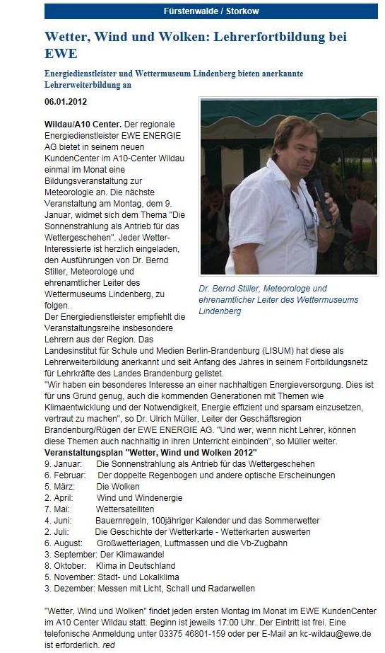 Screenshot Blickpunkt Online ...