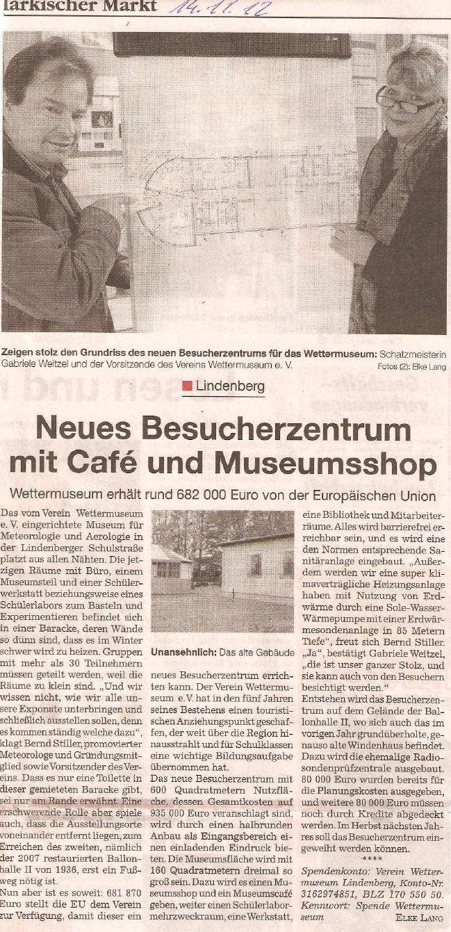 Ausriss Märkischer Markt ...
