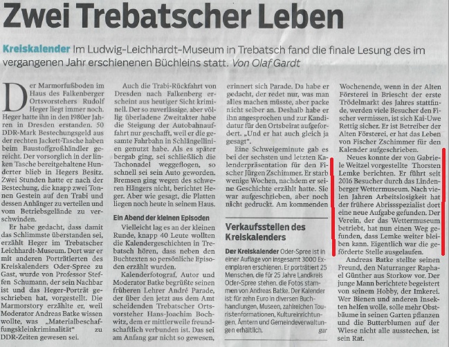 Ausriss ...