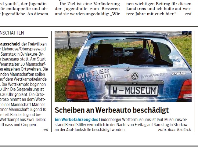 Ausriss ...