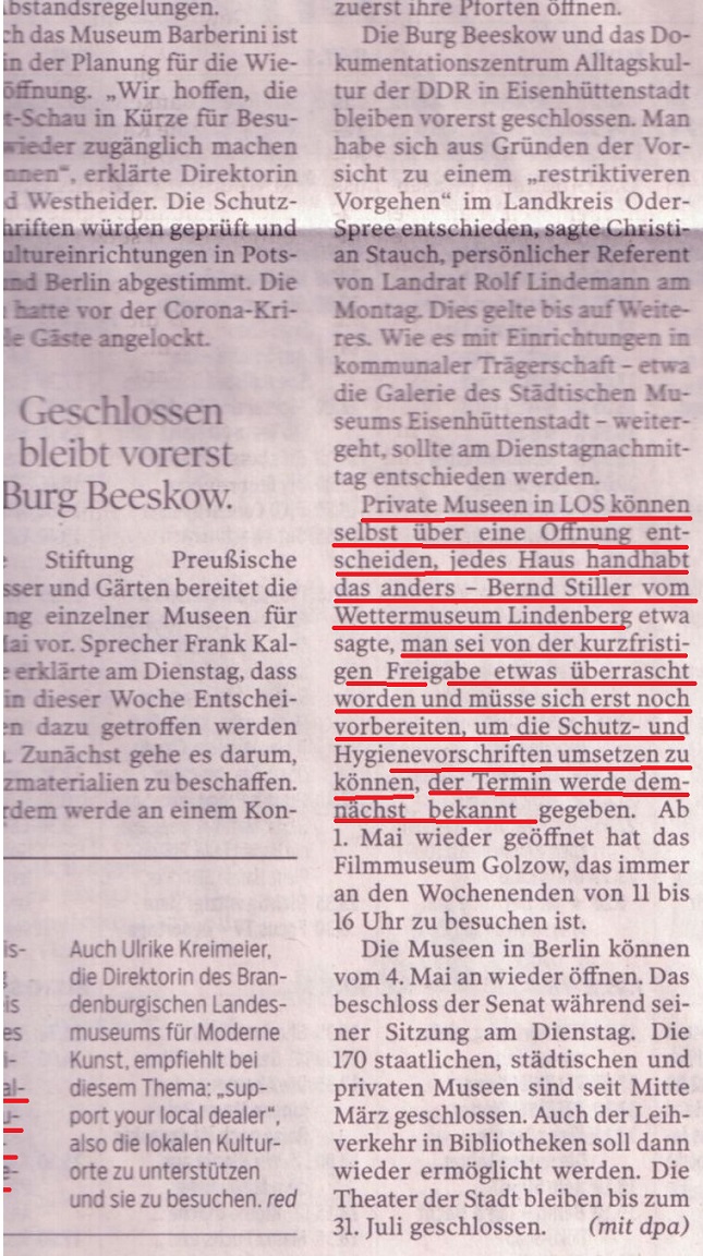 Ausriss ...