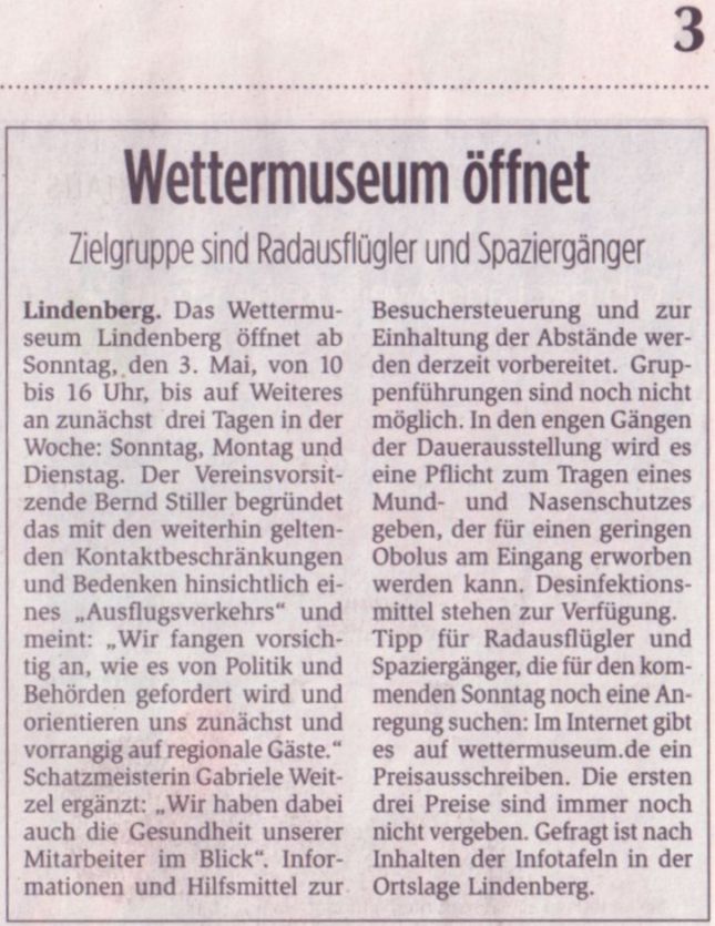 Ausriss ...