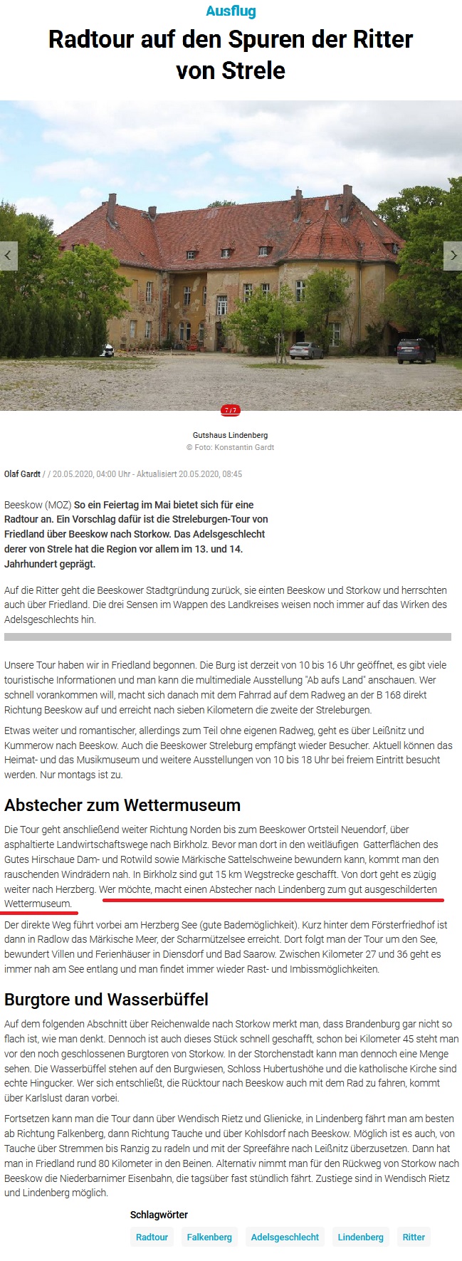 Ausriss ...