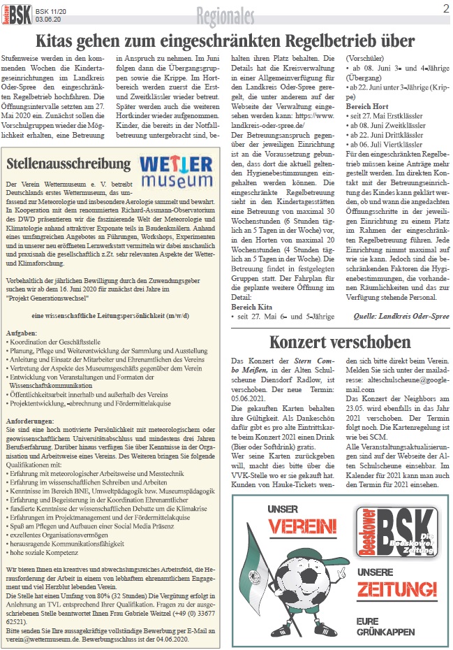 Ausriss/Scan ...