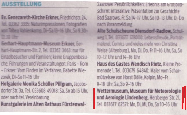 Ausriss ...