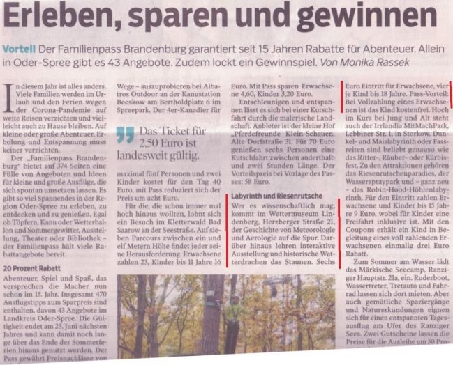 Ausriss ...