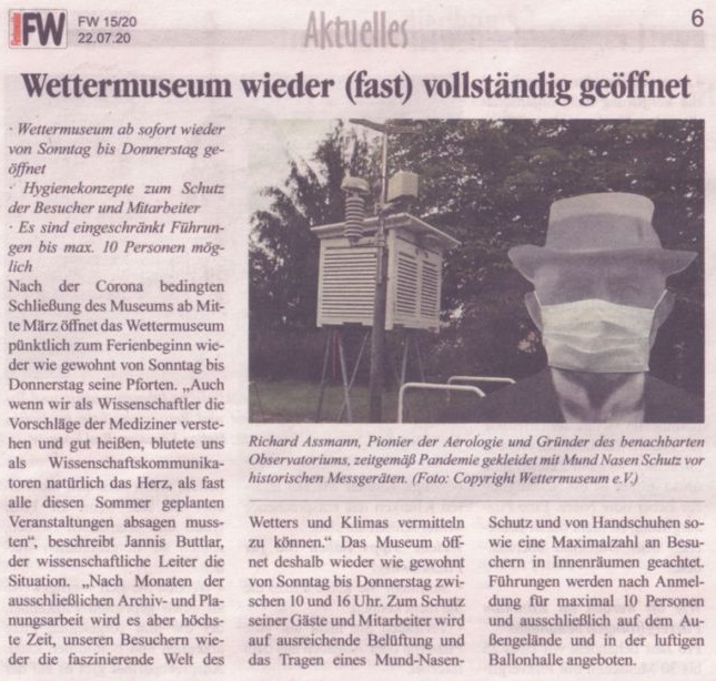 Ausriss ...
