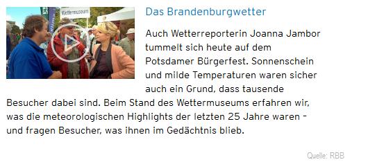 Screenshot RBB Programmankündigung