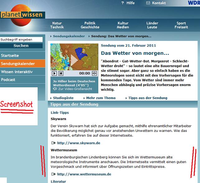 Screenshot RBB Programmankündigung